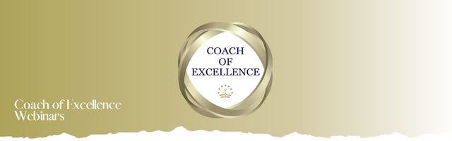 Coach of Excellence Webinar Header Banner